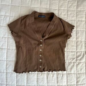 brandy short sleeve top